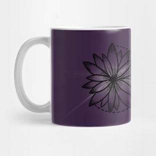 sparkly flower design Mug